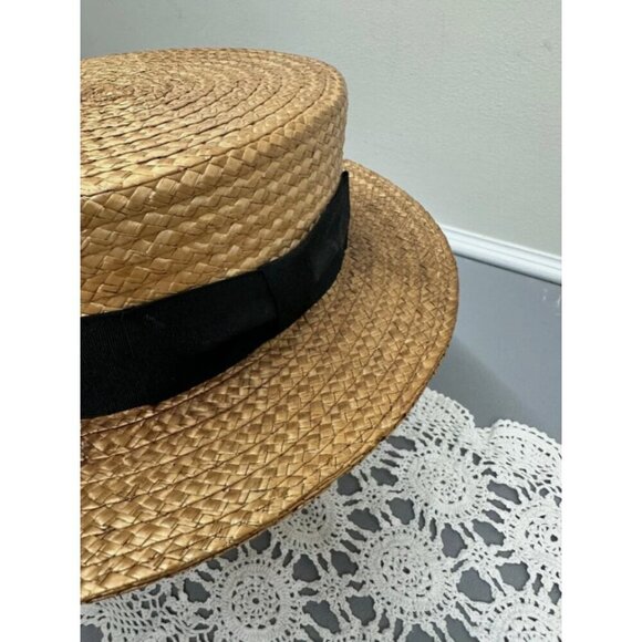 Pedigree Hats Women\'s Straw Beach Sun Hat 7 3/8 Stylish Summer Vintage Cap main image 9